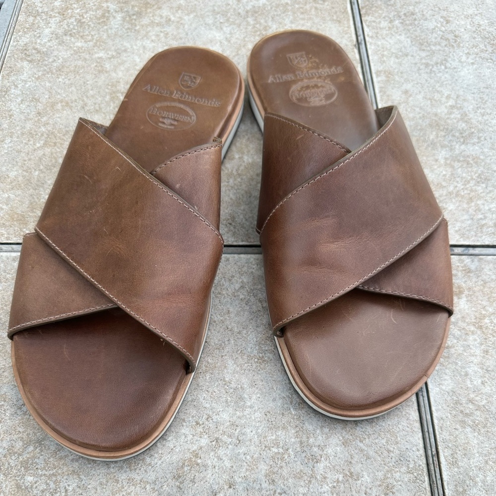 Allen Edmonds Horween Leather Brown Slip-On